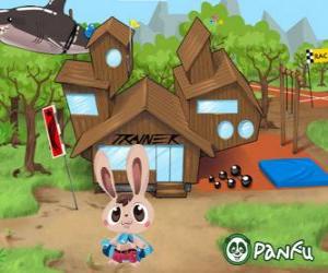 Pokopet Bugsy, a rabbit, a kind of pet from Panfu puzzle