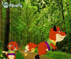 Pokopet Fox from Panfu puzzle