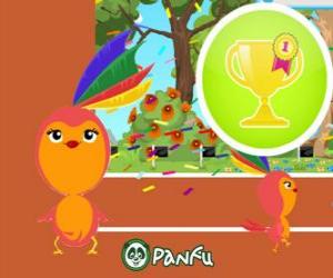 Pokopet Stella, a bird as a pet from Panfu puzzle