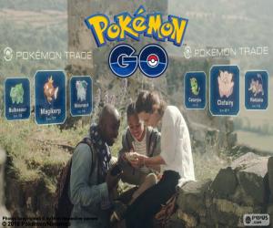 Pokémon GO trade puzzle