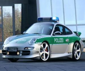Police Car - Porsche 911 - puzzle