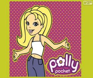 Polly Pocket girl in summer clothes puzzle