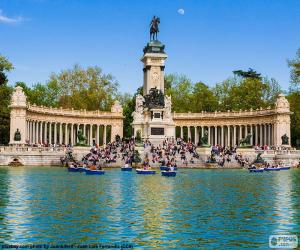 Pond of the Retiro, Madrid puzzle