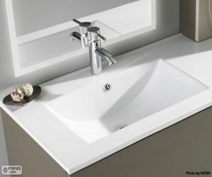 Porcelain sink puzzle