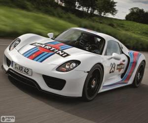 Porsche 918 Spyder Martini Racing puzzle