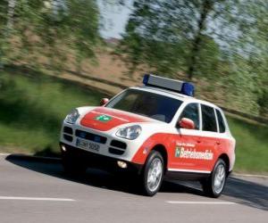 Porsche Cayenne Ambulance puzzle