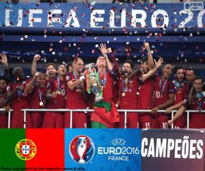 Portugal, Euro 2016 champion puzzle