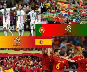 Portugal - Spain, semi-finals Euro 2012 puzzle