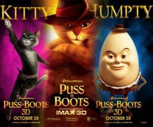 Poster of the film Puss in Boots puzzle