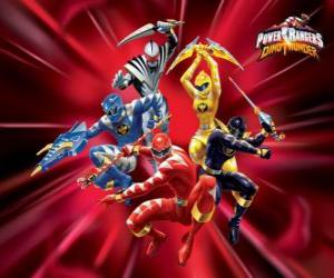 Power Rangers Dino Thunder puzzle