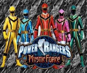 Power Rangers Mystic Force puzzle