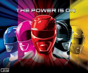 Power Rangers, The Power is on puzzle