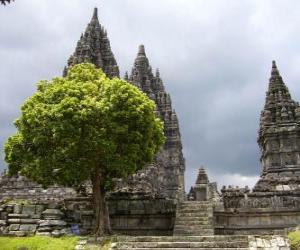 Prambanan, Indonesia. puzzle