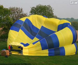 Preparing hot air Balloon puzzle