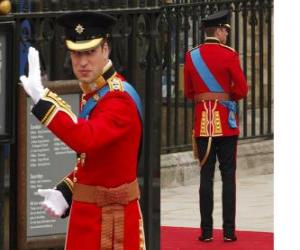 Prince William, in the uniform of Colonel of the Irish Horse Guards puzzle