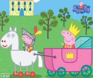 Princess Peppa and Sir George puzzle