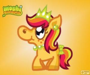 Priscilla. Moshi Monsters. The Princess Pony puzzle