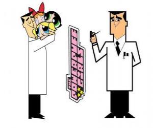 Professor Utonium is the creator of The Powerpuff Girls puzzle