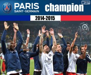 PSG, champion 2014-2015 puzzle