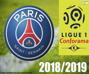 PSG, champion 2018-2019 puzzle