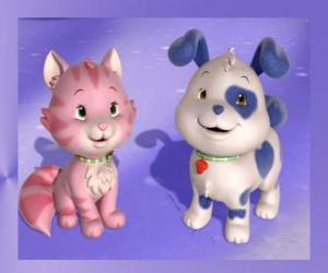 Pupcake is the puppy of Strawberry Shortcake with Custard is the kitten of Strawberry Shortcake puzzle