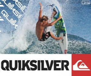 Quiksilver logo puzzle