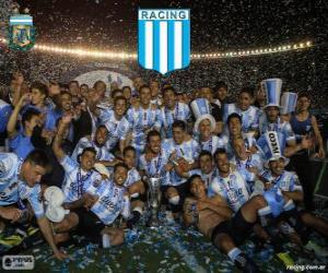 Racing Club de Avellaneda, champion of the Torneo de Transición 2014 in Argentina puzzle