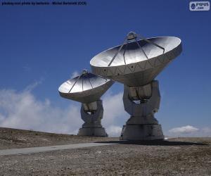 Radio telescopes puzzle