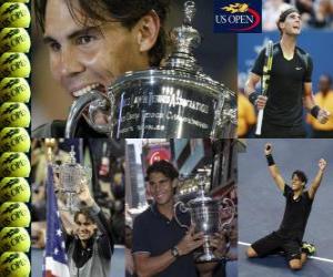 Rafael Nadal 2010 US Open Champion puzzle