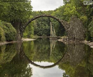 Rakotzbrucke Devil's Bridge, Germany puzzle