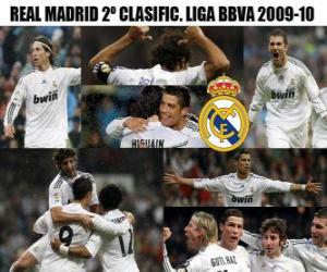Ranked 2nd Real Madrid League BBVA 2009-2010 puzzle