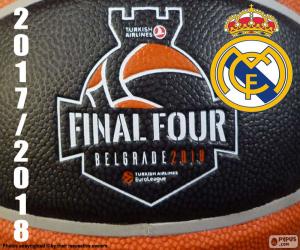 Real Madrid,2018 Euroleague champion puzzle