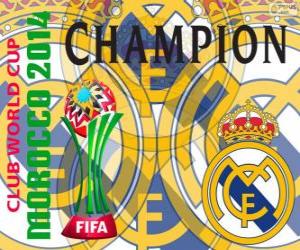 Real Madrid CF, Champion Club World Cup FIFA 2014 puzzle