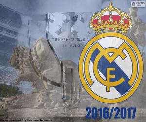 Real Madrid, champion 2016-2017 puzzle