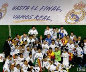 Real Madrid champion Copa del Rey 2013-2014 puzzle