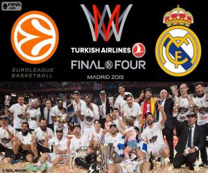 Real Madrid, Euroleague 2015 puzzle