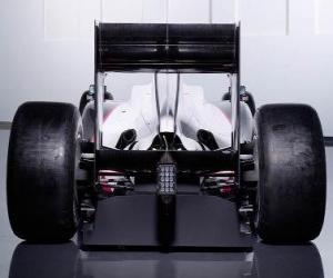 Rear View, BMW Sauber C29 puzzle