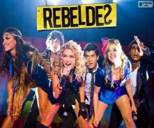 RebeldeS is a Brazilian musical group which appeared in the soap opera Rebel Rio puzzle