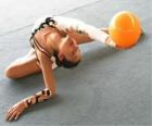 Rhythmic gymnastics - Ball exercise