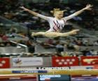 Artistic gymnastics - Exercise in the balance beam