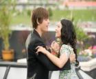 Troy Bolton (Zac Efron) dancing to Gabriella Montez (Vanessa Hudgens)