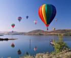 Balloon in the landscape