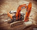 Big crawler excavator