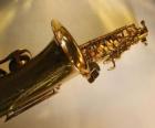 Sax or saxophone, musical wind instrument