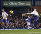 Didier Drogba shooting the ball