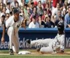 Alex Rodriguez at the base