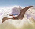 Pterodactyl flying