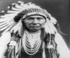 Indian chief's face