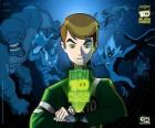 Ben 10 and some of the aliens of the Omnitrix