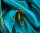 Flag of Kazakhstan or Kazakstan